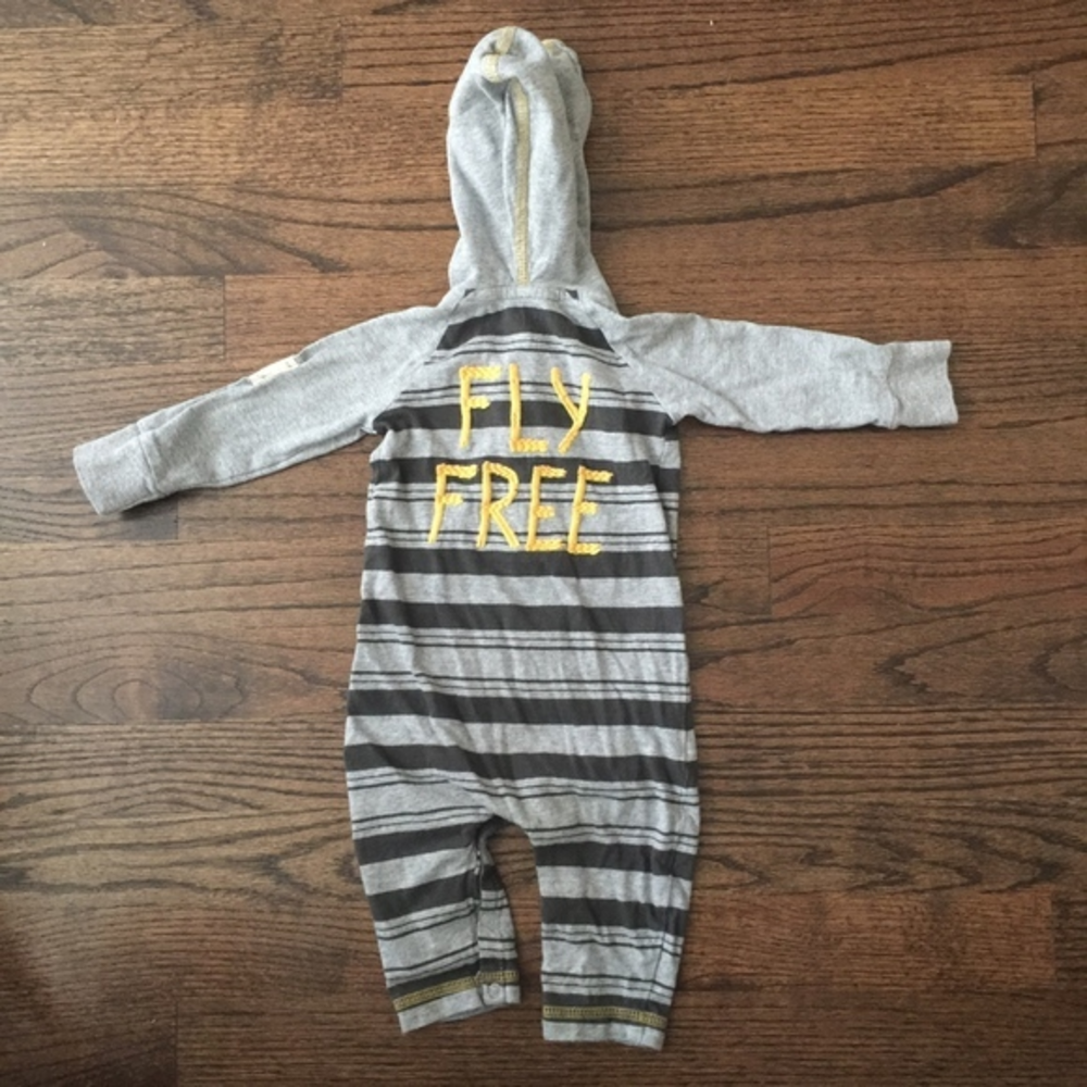 EUC Burt’s Bees‎ Romper Size 0-3M